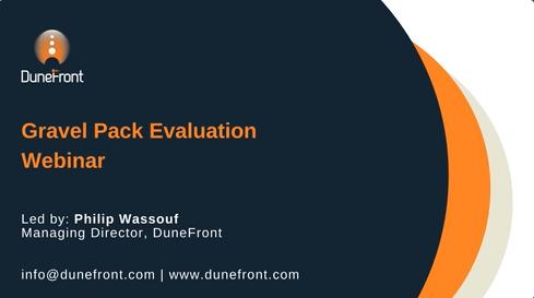 Gravel Pack Evaluation (May 2020)